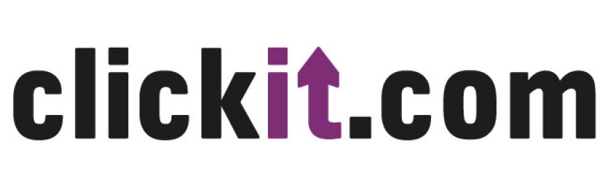 Click It. Logotipo gráfico para empresa de telecomunicaciones.